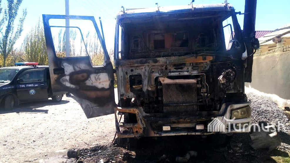 Автомобиль сгорел в Тонском районе