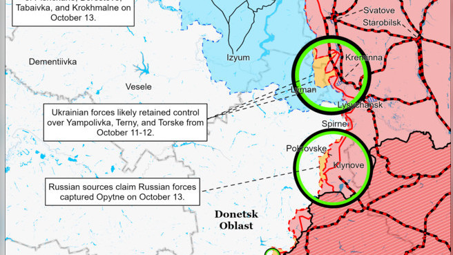 Кременная карта военных действий