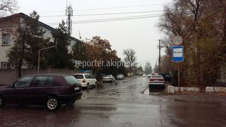 Правильно ли установлен знак «Движение запрещено» на улице Трясина в Токмоке?