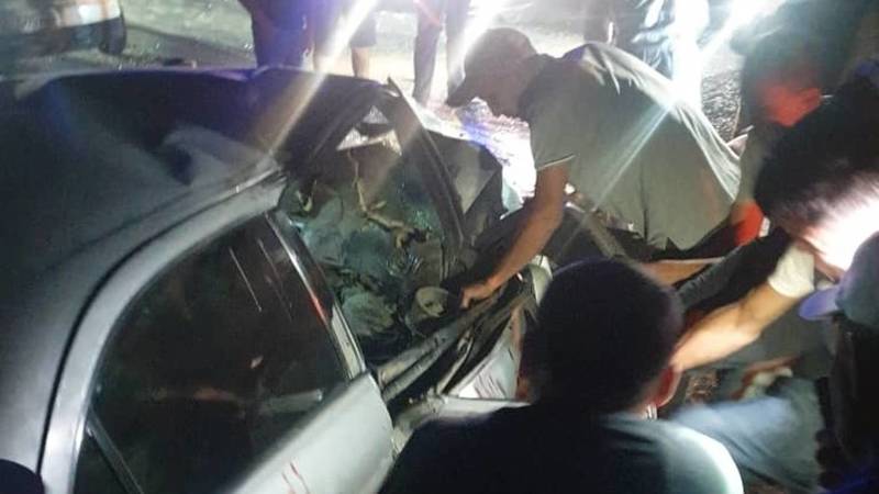 ДТП в Кызыл-Кие, 4 человека пострадали. Видео с места аварии