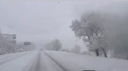 Видео — В Чолпон-Ате выпал снег