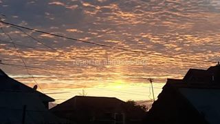 Видео - Утренняя красота неба над Бишкеком