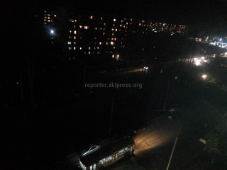 На участке ул.Ауэзова вторую ночь не горят фонари уличного освещения, - читатель (фото)