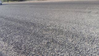 Читатель жалуется на некачественный ремонт дороги в селе Лебединовка