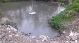 Жительница Иссык-Атинского района жалуется на сточные воды канализации на ул.Мичурина (видео)