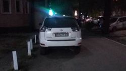 «Лексус RX 330» припаркован на тротуаре по ул.Московской. Фото и видео