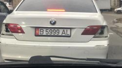 В Бишкеке замечен BMW 730 без поворотников, в Carcheck у данного авто 41,5 тыс. сомов штрафов
