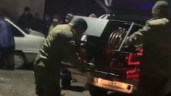 Жуткая авария в Оше. Видео