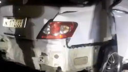 «Тойота» с абхазскими номерами попала в ДТП в Полтавке. Видео с места аварии