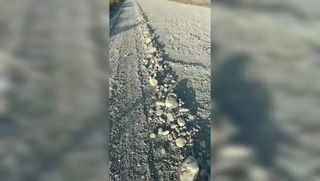 Житель Нарына жалуется на качество дорожных работ на автодороге Ат-Башы—Өзгөрүш <i>(видео)</i>