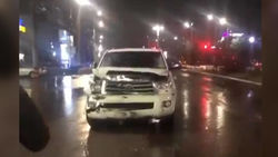 В массовом ДТП в Бишкеке пострадали 5 машин