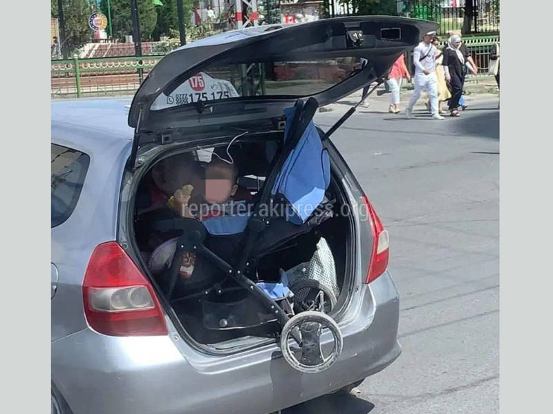 Водителя, который засунул ребёнка в коляске в багажник, оштрафовали