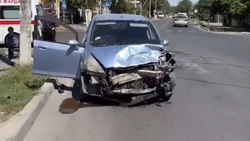 Очередная авария на Орозбекова-Щербакова. Видео с места ДТП