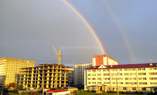 Двойная радуга в Бишкеке <b><i>(фоторепортаж,видео)</i></b>
