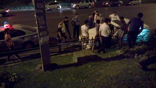 В Бишкеке в ходе погони ДПС за автомашиной произошло ДТП, - читатель <b><i>(видео)</i></b>