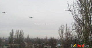 Над селом Лебединовка вертолеты летели на низкой высоте, - читатель <b><i>(видео)</i></b>