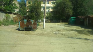 «Тазалык» Оша ответил на сообщение читателя о мусоре, оставшемся после приезда спецтехники службы