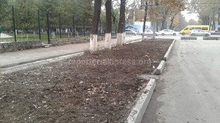 Ремонт тротуара улицы Панфилова между улицами Токтогула и Киевской будет завершен в течение недели, - «Бишкекасфальтсервис»