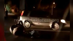 «Тойота» насмерть сбила женщину: <b>Видео</b> с места происшествия