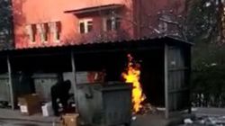 На Тыныстанова-Чокморова сжигают мусор <i>(видео)</i>