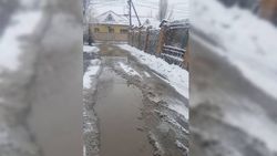 Переулок Таласский превратился в болото после прокладки канализации, - бишкекчанин