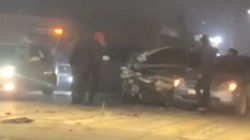 В Новопавловке ночью произошло ДТП с участием четырех машин. Видео, фото