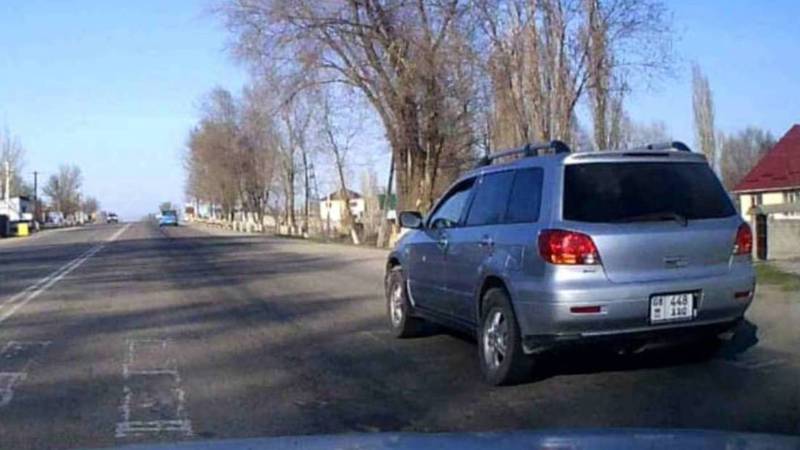 В селе Ленинское водитель «Мицубиси» чуть не сбил пешехода с детьми. Видео