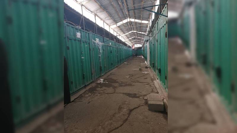 Вещевой рынок в Токмоке частично закрыт. Фото
