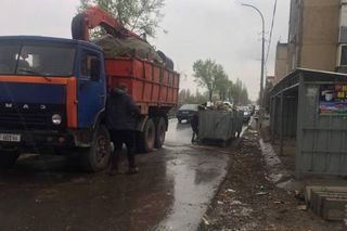 «Комтранском» вывез мусор на участке ул. Малдыбаева,- мэрия