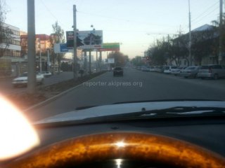 Уже неделю не работает светофор на Ибраимова-Токтогула, - читатель <b>(фото)</b>