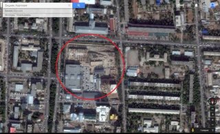 Произошел обвал бетонной конструкции в строящемся торговом центре на Ибраимова-Чуй, - читатель <b>(фото)</b>
