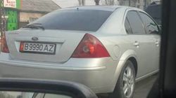 В Бишкеке замечен полностью тонированный «Форд», у которого есть 15,5 тыс. сомов штрафов