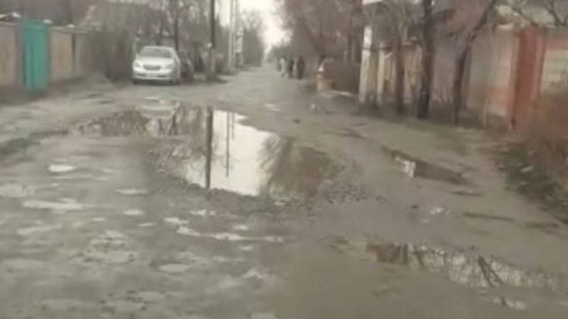 Житель Военно-Антоновки жалуется на состояние дороги. Видео