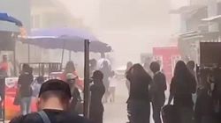 Пыльный ветер на Дордое. Видео