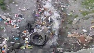 Территория возле тоннеля Төө-Ашуу завалена мусором <i>(видео)</i>