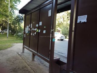 Сотрудники «Тазалыка» очистят остановку на Тоголок Молдо-Фрунзе от расклеенных объявлений