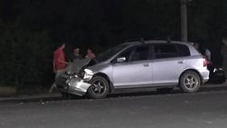 На Алматинке произошла авария с участием «Тойоты Виш». Фото