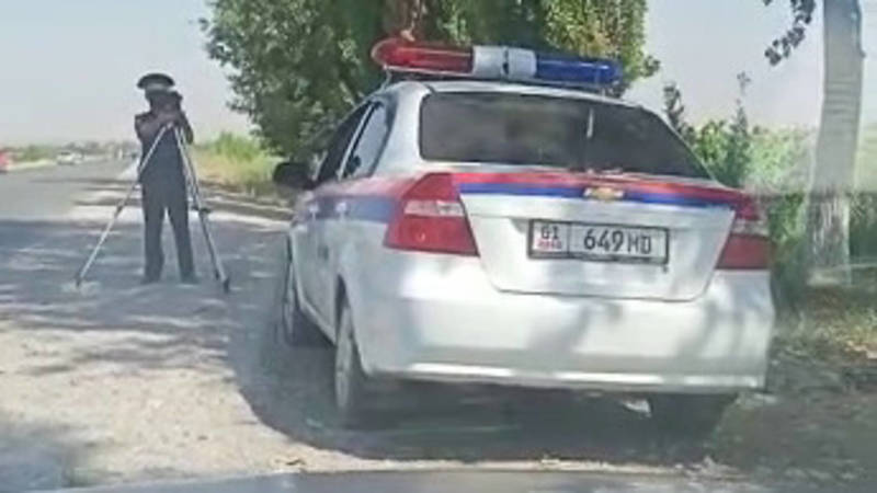 Законно ли на трассе Ош-Бишкек стоят с радаром «Амата»? Видео