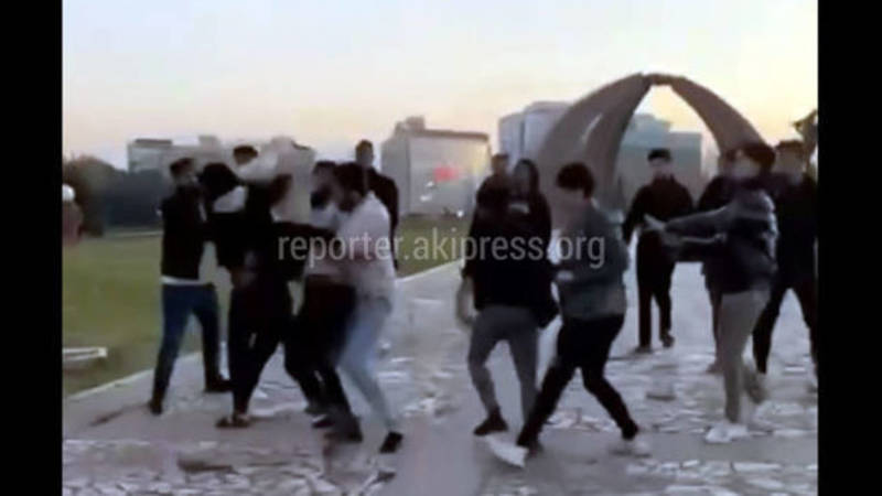 Массовая драка иностранцев в Бишкеке. Милиция ищет участников драки