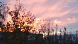 Рассвет в Бишкеке. Фото горожанина