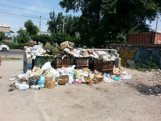 Читатель жалуется что на ряде улиц столицы плохо убирают мусор <b><i>(фото)</i></b>