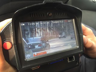 УПМ ГУВД Бишкека оштрафовало водителя ведомственной машины МЧС, нарушившего ПДД, на 2 тыс. сомов