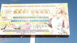 На въезде в Чолпон-Ату висит реклама на китайском языке <i>(фото)</i>
