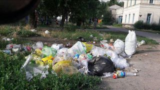 На ул.Дзержинского в Шопокове не установлены мусорные контейнеры, - читатель (фото