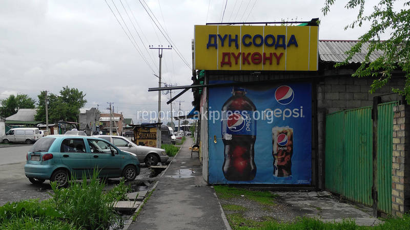 Законно ли магазин вышел за пределы участка в с. Нижняя Ала-Арча ул.Киргизская?