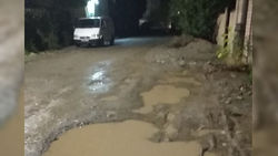 В мкр Учкун на улице Уч-Тулга дорога в плохом состоянии (видео)