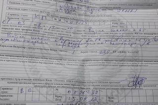 УОБДД по Бишкеку оштрафовала водителя машины, едва не сбившего школьника на ул.Гоголя