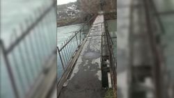 В Иссык-Атинском районе мост, соединяющий два села, в аварийном состоянии <i>(видео, фото)</i>