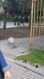 Милиция оцепила парк Ататюрка <i>(фото, видео)</i>