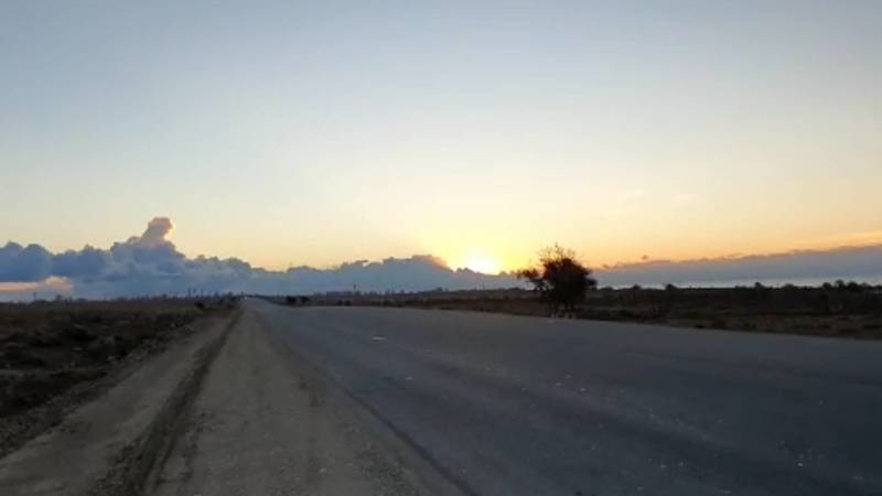 Красивый рассвет на Иссык-Куле. Видео